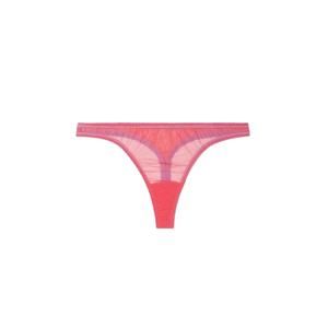 NEW DORA LARSEN gracie clean tulle thong in bright orange